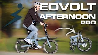 Test du Eovolt Afternoon Pro  le meilleur vélo pliant électrique [upl. by Llerat]