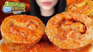 GOKILL🔥🔥  ASMR BAKSO LAVA JUMBO SEGEDE KEPALA BAYI KUAH LAHAR  ASMR INDONESIA [upl. by Gnilsia997]