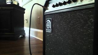 Ampeg GU12 Amp Demo 1 [upl. by Enelrahc]