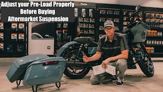 Adjusting 2024 Road Glide amp Street Glide Rear Suspension  A Must Do [upl. by Nerval]