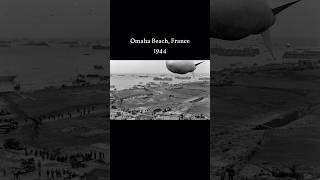 Omaha Beach Then and Now Photos You Have To See history ww2 army military usa [upl. by Erotavlas]