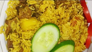 Beef Biryani বাসমতি চাল দিয়ে চমৎকার তেহেরি রেসিপি রেডিমিক্স রাধুনী বিরিয়ানি মাসালা দিয়ে 👌💯😋 [upl. by Samy]