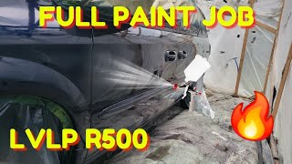 02 Chrysler Town amp Country FULL PAINT JOB With SprayIT LVLP R500 NO PRIMER or SEALER [upl. by Amme]