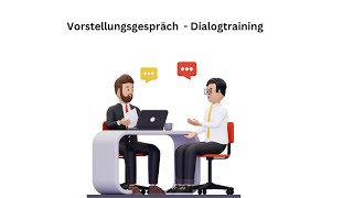 Praxisnahes Deutschlernen Vorstellungsgespräch simuliert  Dialog [upl. by Tibbs]