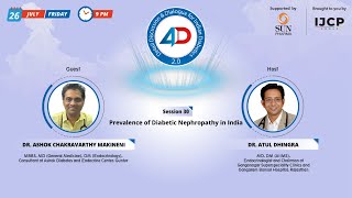 Prevalence of diabetic nephropathy in India [upl. by Edlihtam]