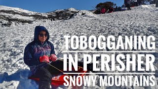 Tobogganing at Perisher Snowy Mountains Australia [upl. by Daniell]