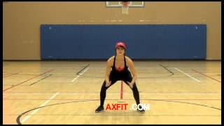 In amp Out Power Squats  Exercise Tutorial  AXFIT [upl. by Eppes]