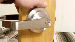 Storeroom function lever handle from wwwlocksmithsupply [upl. by Jeanette]