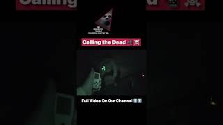 Calling the dead on a cellphone ghost scary haunted blackshadow ghosthunting paranormal [upl. by Ettennod105]