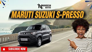 Maruti SPresso New Model 2024 सिर्फ़ ₹5 लाख Maruti S Presso Review Hindi [upl. by Sherr]