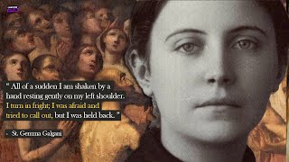 When the soul from purgatory appeared before St Gemma Galgani [upl. by Esoryram]