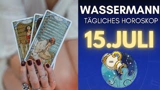 Sie werden Glück haben 🍀😳 Horoskop  Wassermann  15Juli 2022 [upl. by Annadal733]