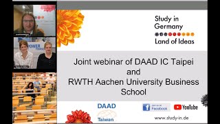 RWTH Aachen Business School 亞琛工業大學商管學院國際碩士學程介紹 2019 [upl. by Nilac]