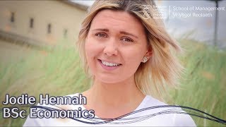 Studying Economics at Swansea  Jodie Hennah [upl. by Yecies793]