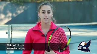 Mikaela Fros COMMITTED College tennis recruiting video Spring 2019 [upl. by Burnsed]