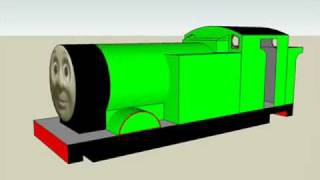 Thomas The Tank Engine on Google Sketchup [upl. by Jardena]