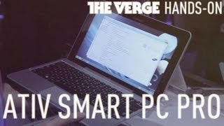 Samsung Ativ Smart PC Pro Hands on demo [upl. by Aenat]