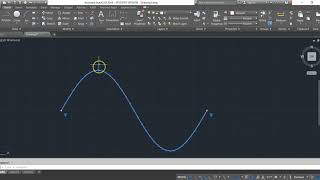 110  SPLINE CV og kurver  Grunnleggende bruk  Autocad for Teknisk Fagskoler Elektro [upl. by Aivlys]