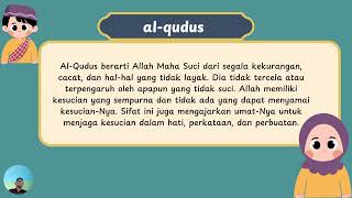 materi Asmaul Husna Al Malik Al Azis Al Qudus As Salam Al Mukmin [upl. by Siwel819]