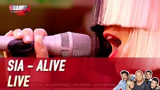 Sia  Alive  Live  C’Cauet sur NRJ [upl. by Ivanna]