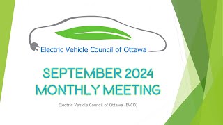 September 2024 Monthly EVCO Meeting [upl. by Kepner]