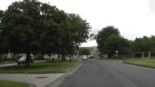 Driving On Evesham Road Station Road High Street amp Leamington Road Broadway Worcestershire UK [upl. by Nahgeam]