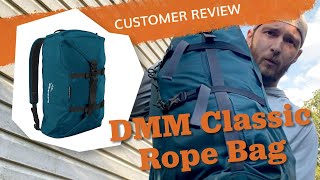 DMM Classic Rope Bag  Andrew Alldaffers Customer Video Review [upl. by Sucitivel175]