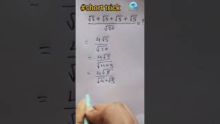 Short trick  Square Short trick  Exponent Math Simplify  math magic trick magic maths bhagakar [upl. by Eendys]