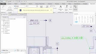 New to Creo 40  Standardsbased Syntax Checking of Geometric Tolerances GTOLS [upl. by Madelle270]