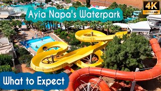 Waterpark Ayia Napa MustSee Features  Drone Review Cyprus [upl. by Ybeloc]