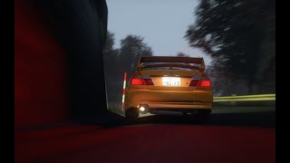 Akagi touge vs the Evo 6 [upl. by Jerome]