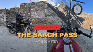 4500m Saach Pass in Freezing Cold Super Meteor 650 Falls amp Late Night Ride to Killar [upl. by Alaster]