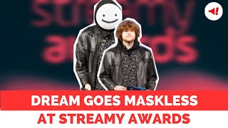 YouTuber Dream Goes Maskless at 2023 Streamy Awards Why Does Dream Wear A Mask [upl. by Tanah209]