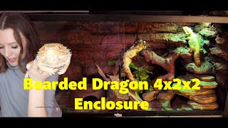 Bearded Dragon Enclosure 4x2x2 [upl. by Haidebez]