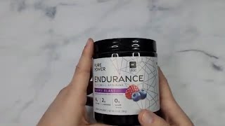 Dr Mercola Pure Power Endurance Powder Berry Blast Flavor No Sugar LArginine Powder Review [upl. by Eirellav]