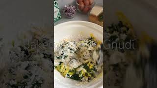 Baked Spinah Gnudi for the win recipe eatmoretolooseweight italiancuisine recipes gnocchi [upl. by Notsuoh]