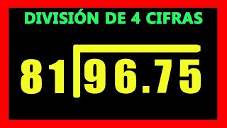 ✅👉 Divisiones de 4 cifras con Punto Decimal [upl. by Thorvald742]