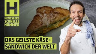 Schnelles Das geilste Käsesandwich der Welt Rezept von Steffen Henssler [upl. by Yssirhc]