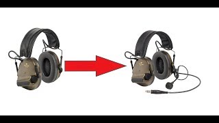 How to upgrade your Peltor Comtac XPI or XP to a communication headset [upl. by Haley]