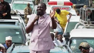 PRESIDENT WILLIAM RUTO ADDRESS GARISSA RESIDENT AT THE GARISSA AIRSTRIP [upl. by Marcille]