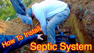 How to Install A Septic Sytem  Part 2 Field Lines [upl. by Goldenberg]