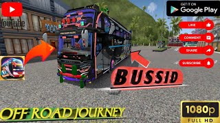 OFF ROAD JOURNEY IN BUSSID MOBILE GAME [upl. by Neehsas798]