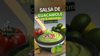 Salsa de Guacamole o Palta en 5 minutos Recetas fáciles y saludables [upl. by Torrlow]