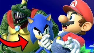 Sonics Revenge On Mario  Super Smash Bros Ultimate Movies [upl. by Emory]