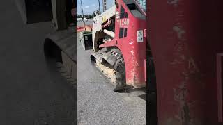 He really took the phrase quottil the wheels fall offquot literally 🤣  🎥 jamescarusoo skidsteer [upl. by Frieder]