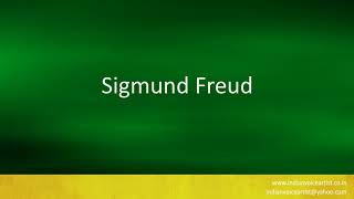 How to pronounce the words quotSigmund Freudquot [upl. by Iverson]