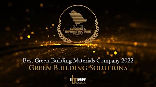 Green Building Solutions Wins Best Green Building Materials Company 2022 [upl. by Caterina]