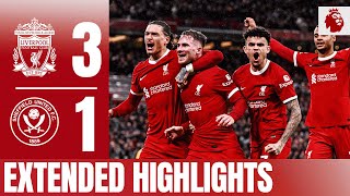 Nunez Mac Allister amp Gakpo win it at Anfield Liverpool 31 Sheffield United  Extended Highlights [upl. by Engen]