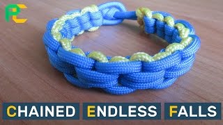 Chained Endless Falls Paracord Bracelet without buckle [upl. by Assena187]