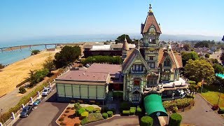 CARSON MANSION aka INGOMAR CLUB  “THE EUREKA SHORELINE”  skycandyfilmscom DRONE [upl. by Atiruam]